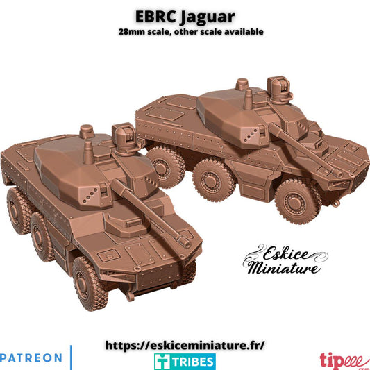 Modern Warfare French EBRC Jaguar AFV Various Scales Historical Wargaming (US tariffs are pre-paid by us)