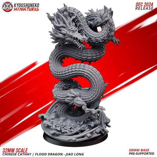 Ancient Chinese Cathay Flood Dragon Jiao Long Various Scales Historical Wargaming