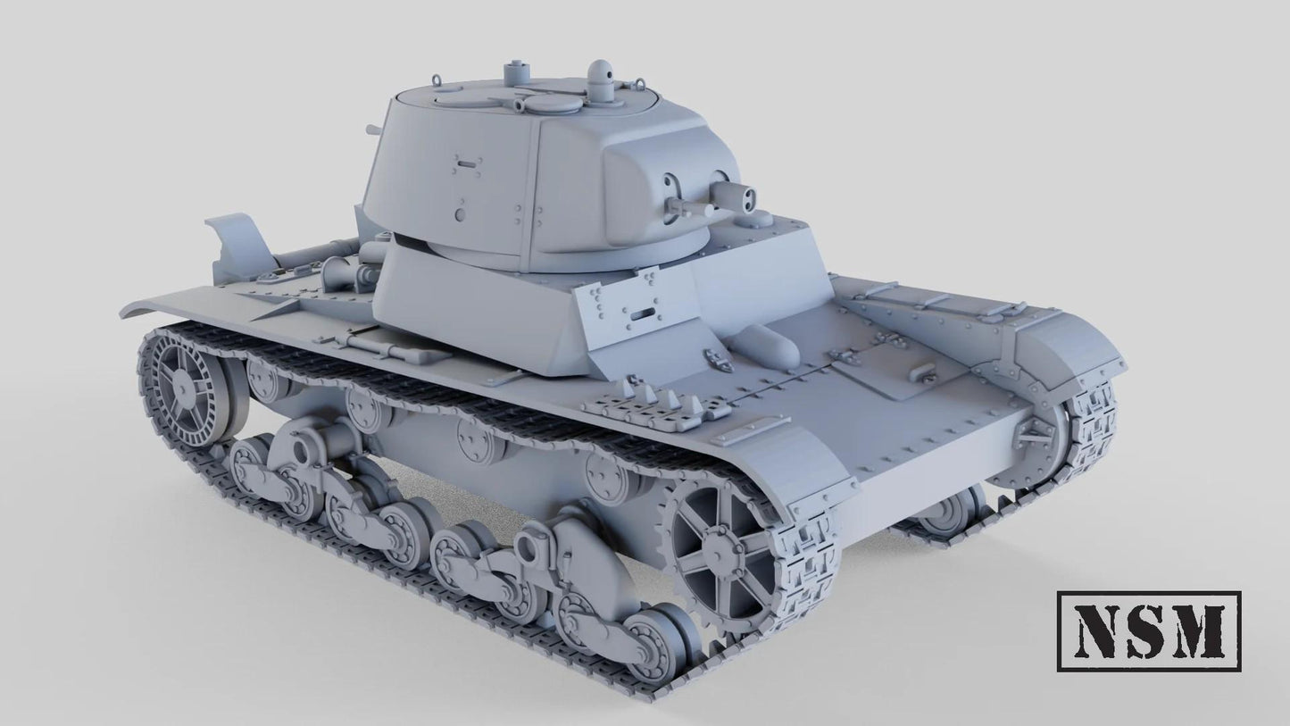 WWII Soviet T26 Mod 1940 or OT-133 Various Scales Historical Wargaming (US tariffs are pre-paid by us)