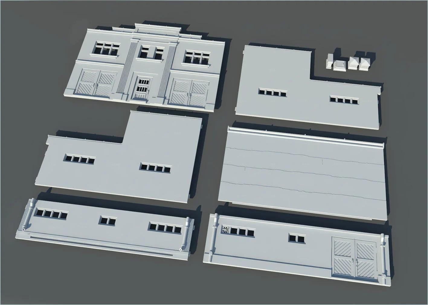Wargaming Terrain Car Repair Shop Various Scales Historical Wargaming (US tariffs are pre-paid by us)