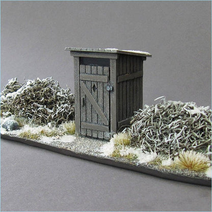 Wargaming Terrain Village Toilet 'Slawojka' Various Scales Historical Wargaming (US tariffs are pre-paid by us)