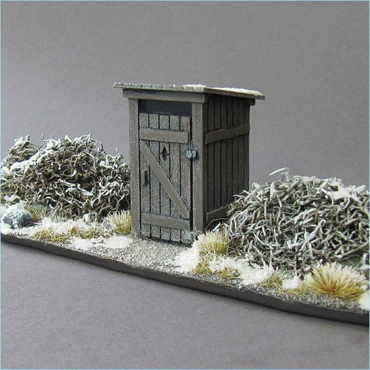 Wargaming Terrain Village Toilet 'Slawojka' Various Scales Historical Wargaming (US tariffs are pre-paid by us)