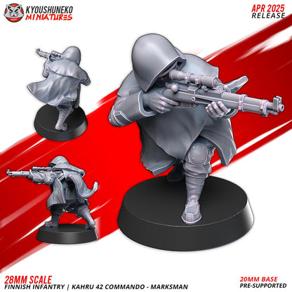 Weird World War II Finnish Kahru 41 Anti Mech Commando Squad (6 models) Various Scales Historical Wargaming (US tariffs are pre-paid by us)