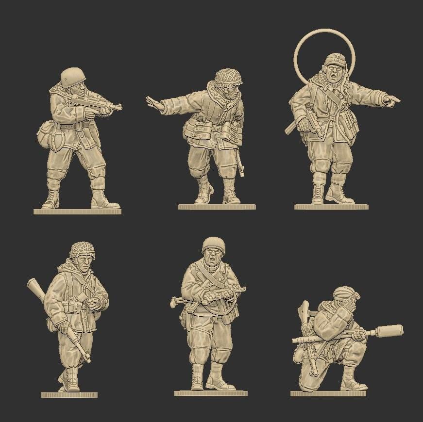 WWII Weird War German Luftjaeger 56 Squad (6 models) Various Scales Historical Wargaming (US tariffs are pre-paid by us)