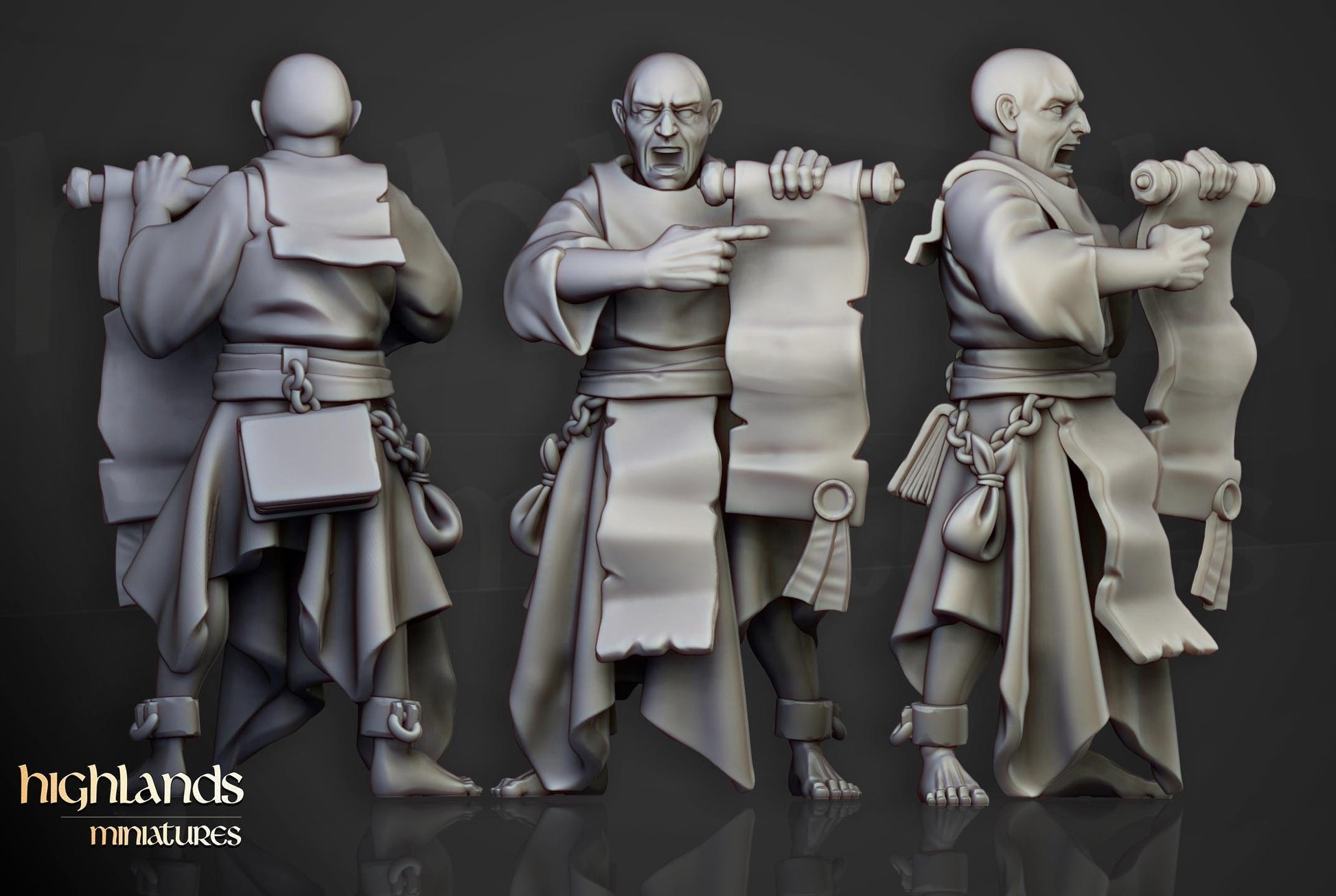 Zealots Unit 10 multipart models Highland Miniatures Various Scales (US tariffs are pre-paid by us)