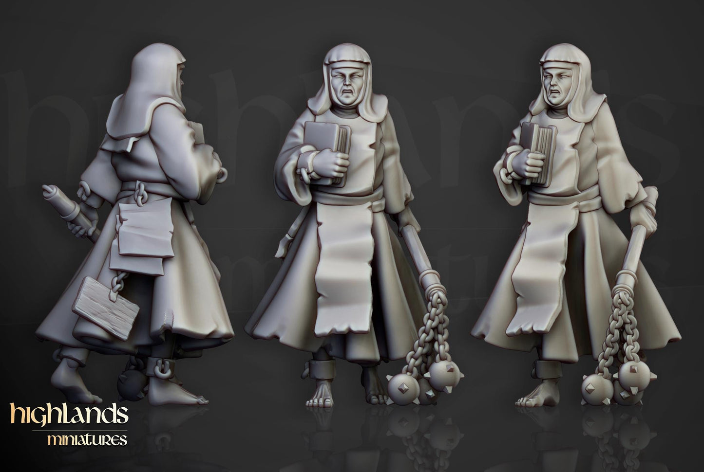 Zealots Unit 10 multipart models Highland Miniatures Various Scales (US tariffs are pre-paid by us)