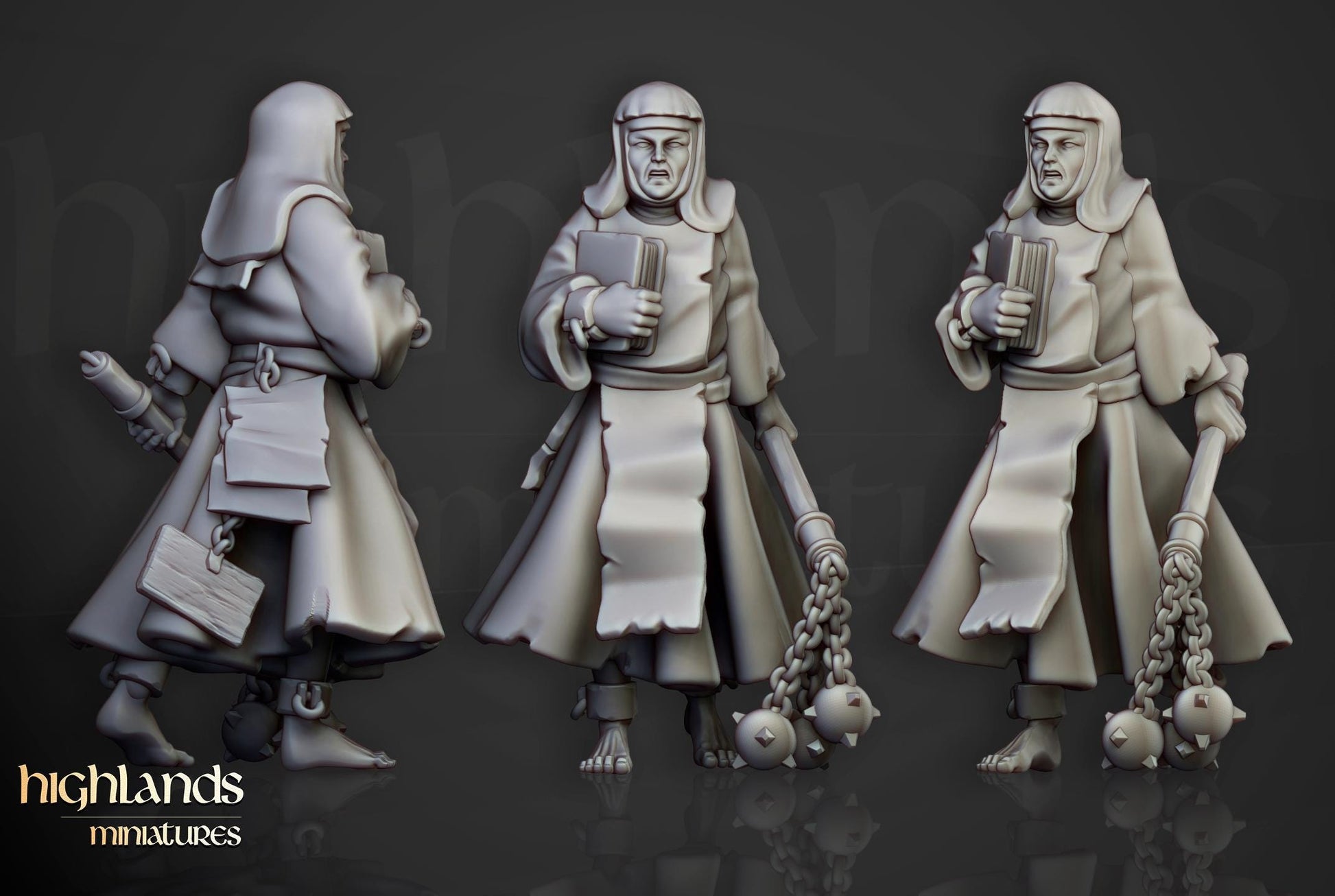 Zealots Unit 10 multipart models Highland Miniatures Various Scales (US tariffs are pre-paid by us)