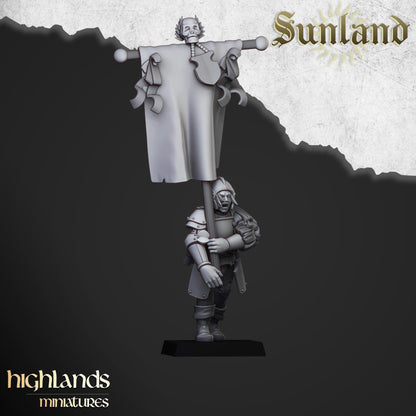 Sunland Landsknechts with Command Group 10 models Highland Miniatures Various Scales (US tariffs are pre-paid by us)