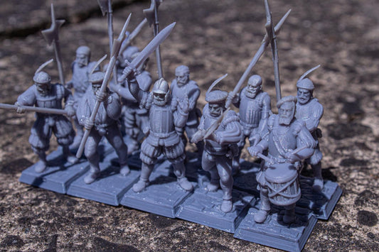 Sunland Imperial State Troops with Command Group 10 multipart models Highland Miniatures Various Scales (US tariffs are pre-paid by us)