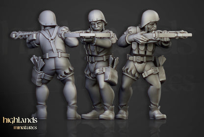 Sunland Crossbowmen 10 models Highland Miniatures Various Scales (US tariffs are pre-paid by us)