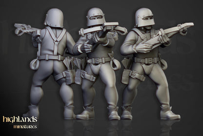 Sunland Crossbowmen 10 models Highland Miniatures Various Scales (US tariffs are pre-paid by us)