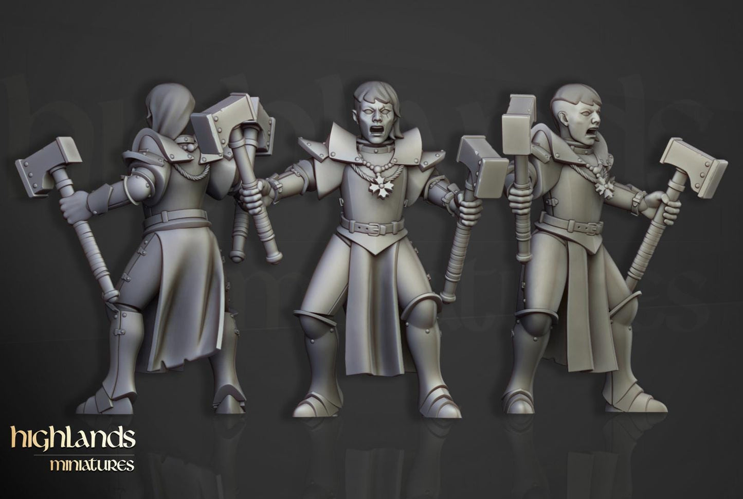 Sisters of Saint Helena 10 multipart models Highland Miniatures Various Scales (US tariffs are pre-paid by us)