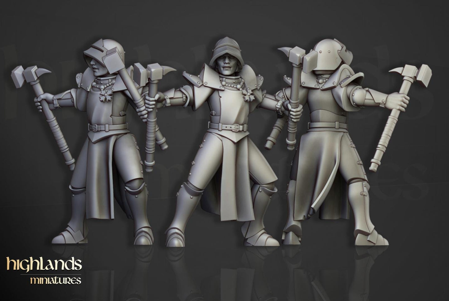 Sisters of Saint Helena 10 multipart models Highland Miniatures Various Scales (US tariffs are pre-paid by us)