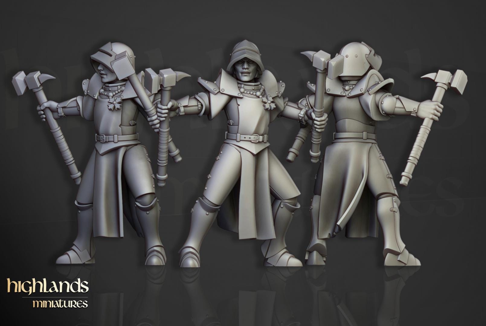 Sisters of Saint Helena 10 multipart models Highland Miniatures Various Scales (US tariffs are pre-paid by us)