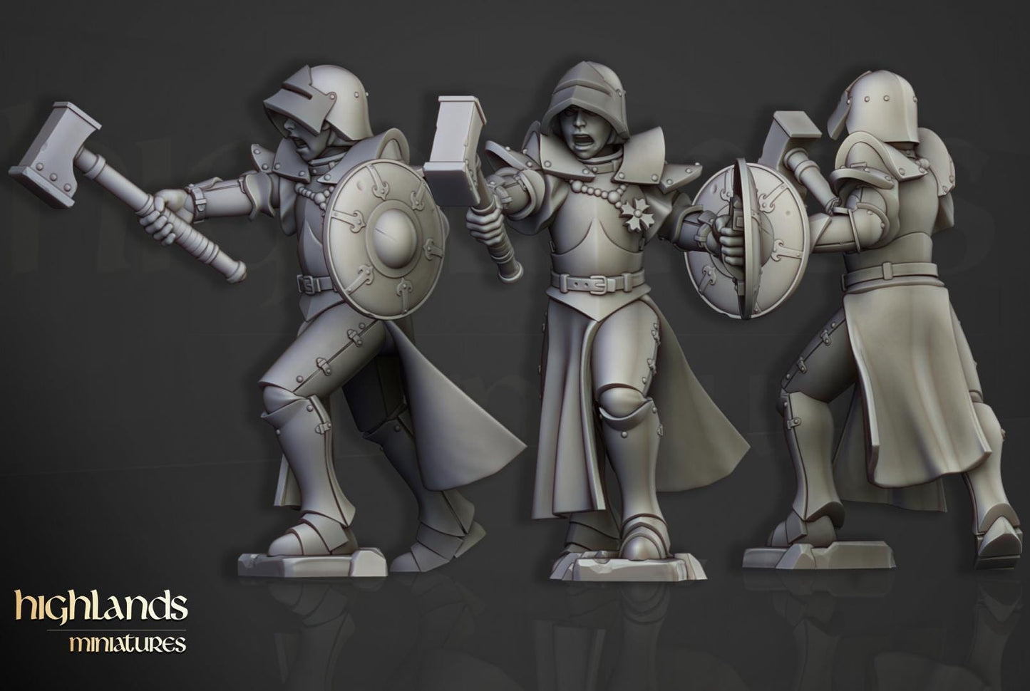 Sisters of Saint Helena 10 multipart models Highland Miniatures Various Scales (US tariffs are pre-paid by us)