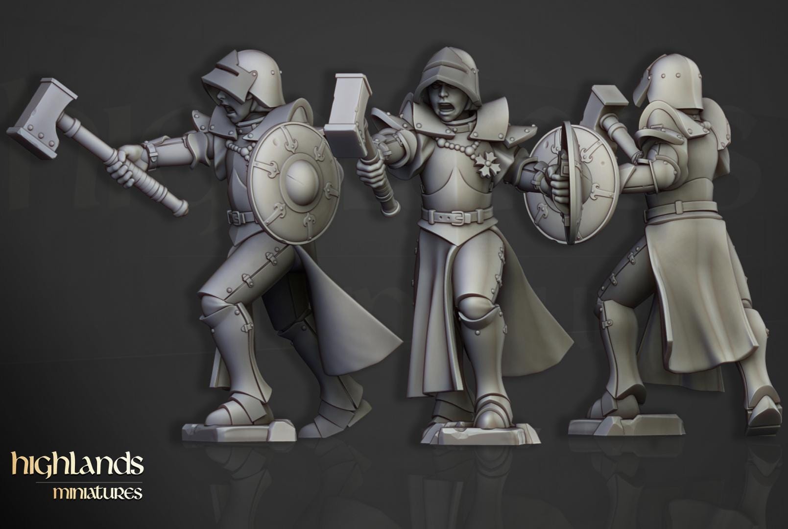 Sisters of Saint Helena 10 multipart models Highland Miniatures Various Scales (US tariffs are pre-paid by us)