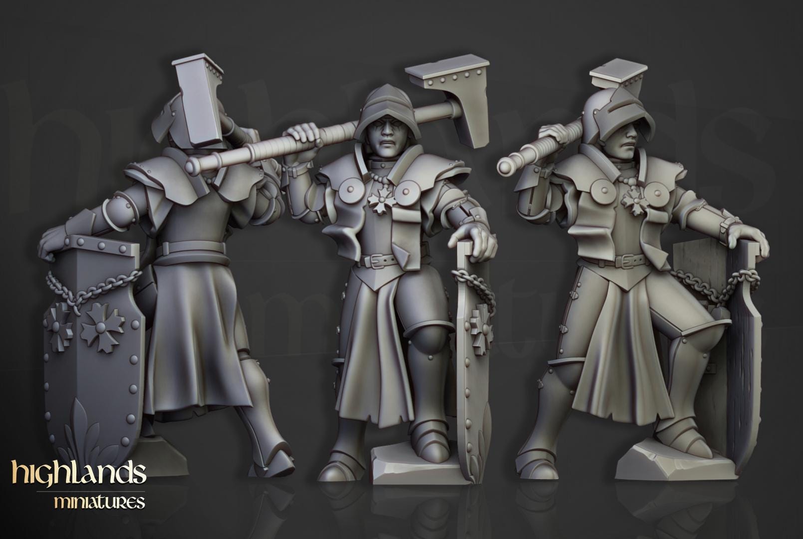 Sisters of Saint Helena 10 multipart models Highland Miniatures Various Scales (US tariffs are pre-paid by us)