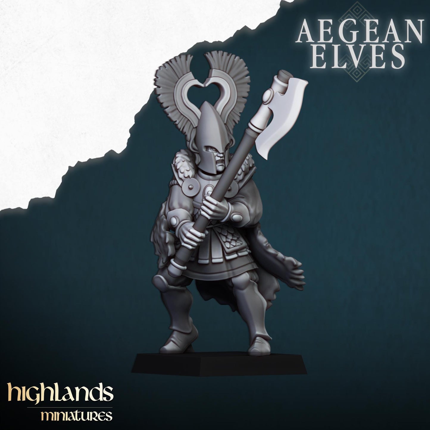 Nemean Lions Aegean Elves with Command Group 10 models Highland Miniatures Various Scales (US tariffs are pre-paid by us)