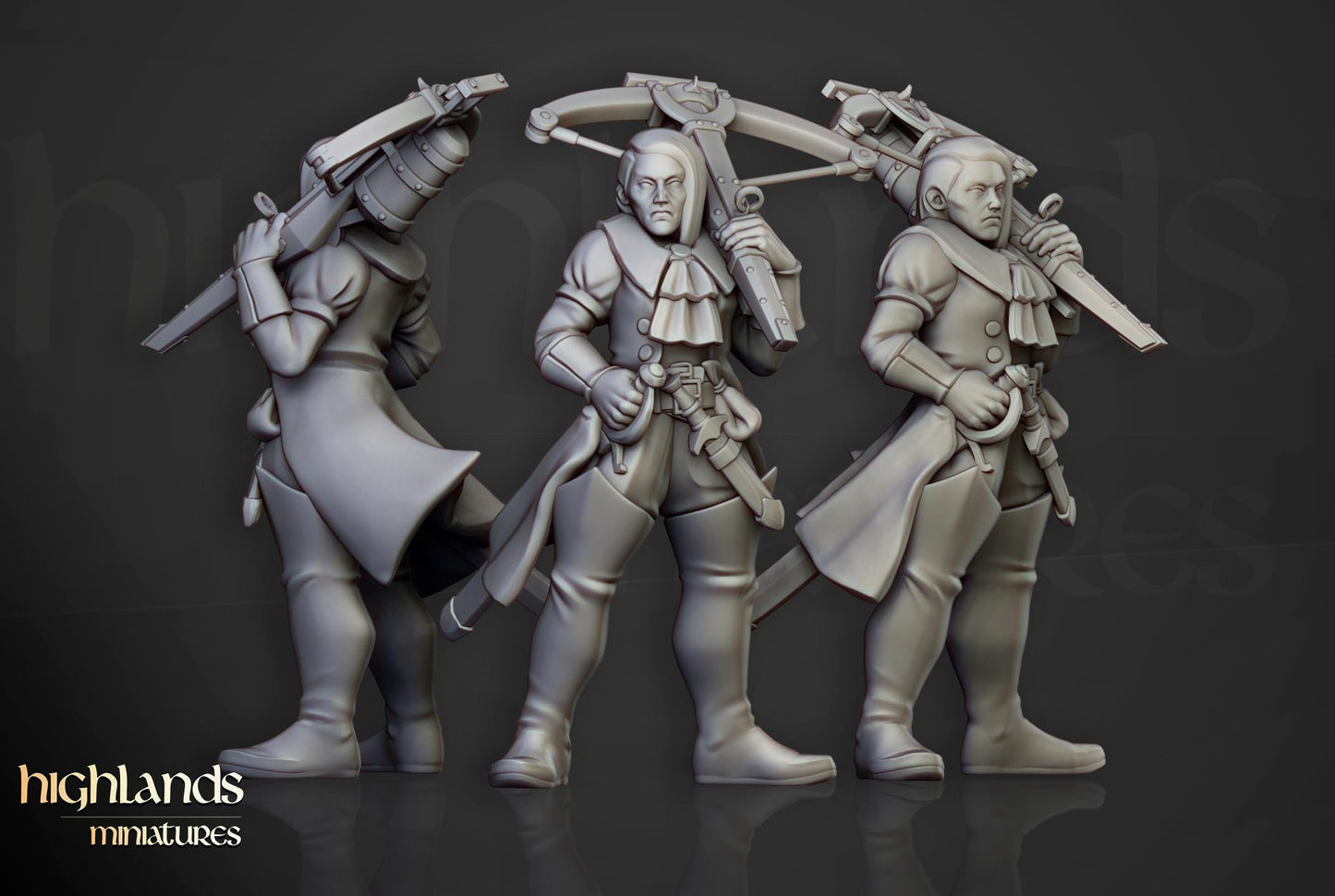 Inquisitorial Band Which Hunters 9 models Highland Miniatures Various Scales (US tariffs are pre-paid by us)