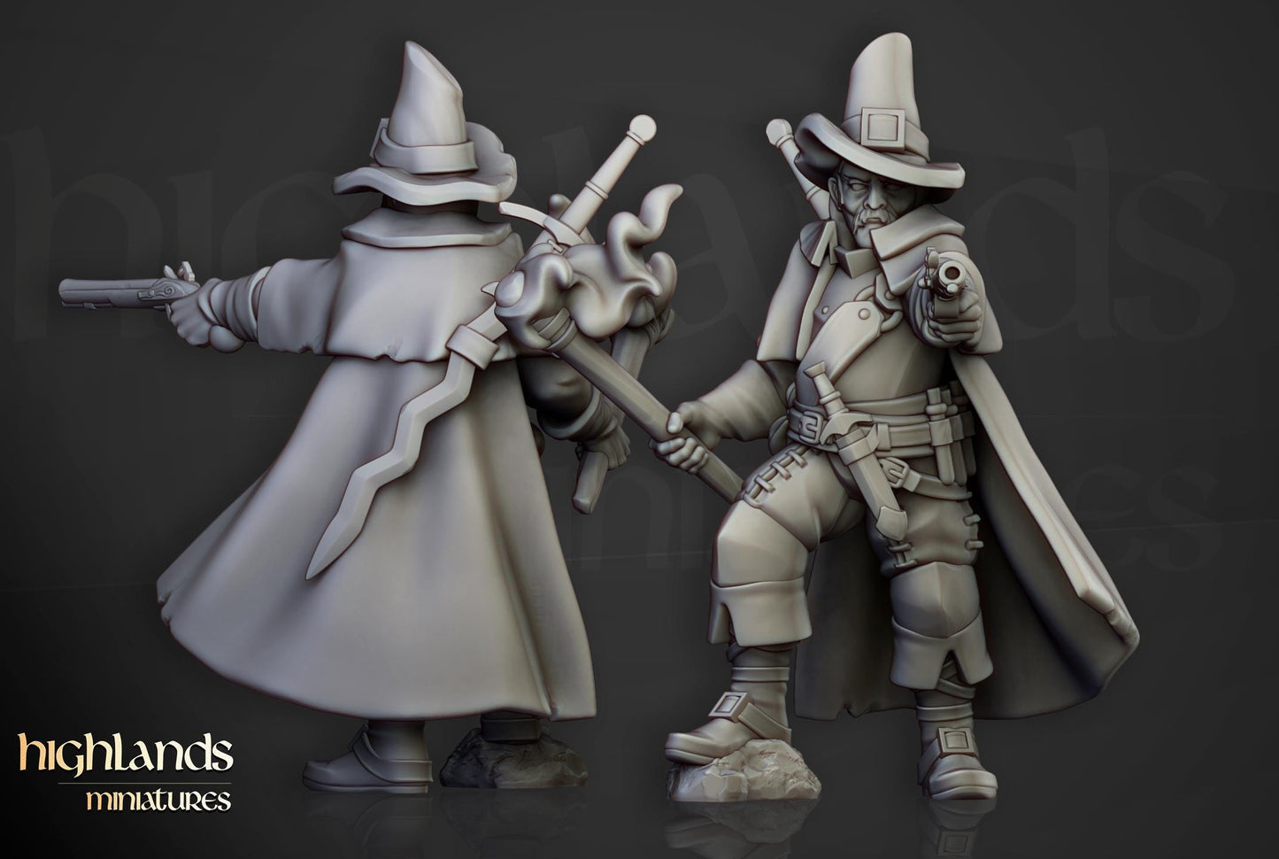 Inquisitorial Band Which Hunters 9 models Highland Miniatures Various Scales (US tariffs are pre-paid by us)