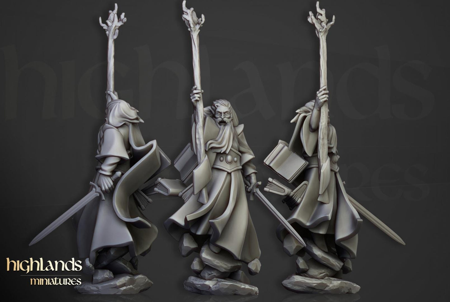 Houses of Magic Wizards Set 8 models Highland Miniatures Various Scales (US tariffs are pre-paid by us)