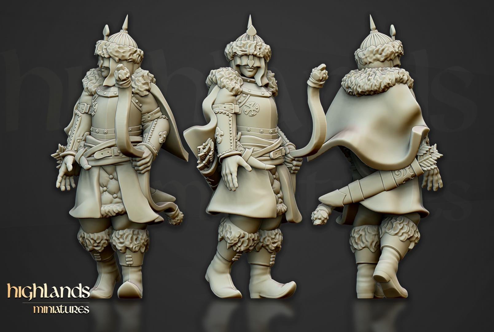 Daughters on Volhynia 10 models Highland Miniatures Various Scales (US tariffs are pre-paid by us)