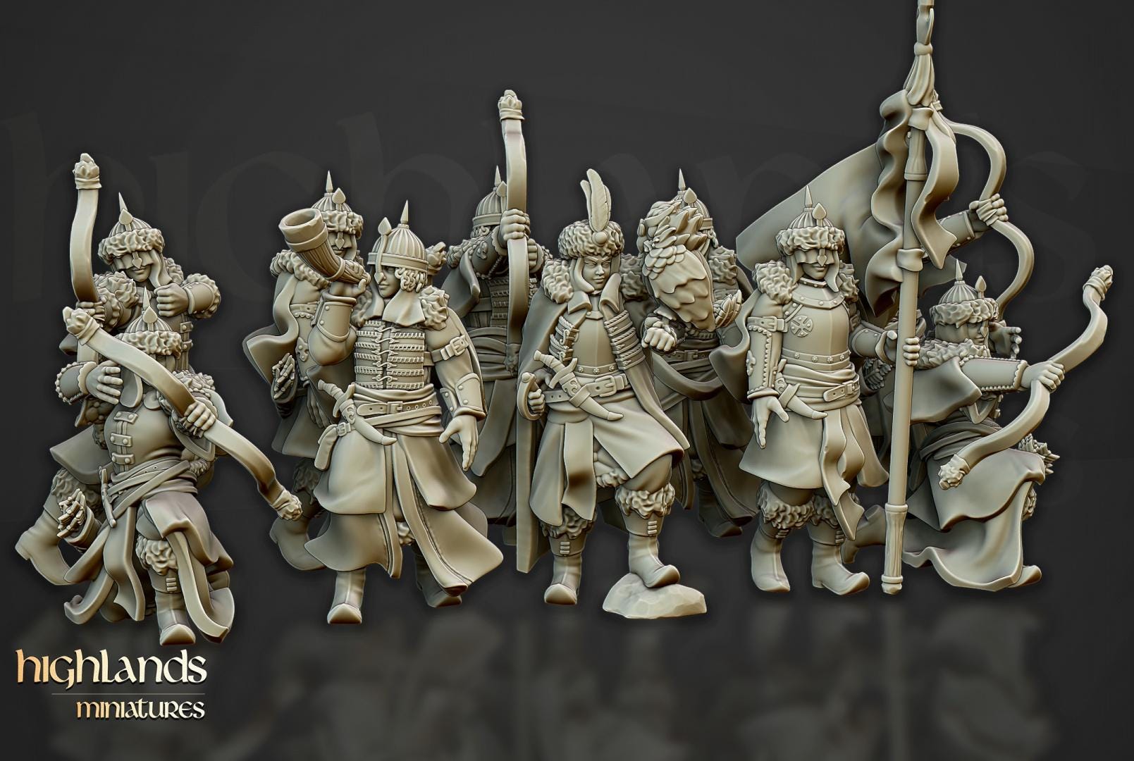 Daughters on Volhynia 10 models Highland Miniatures Various Scales (US tariffs are pre-paid by us)