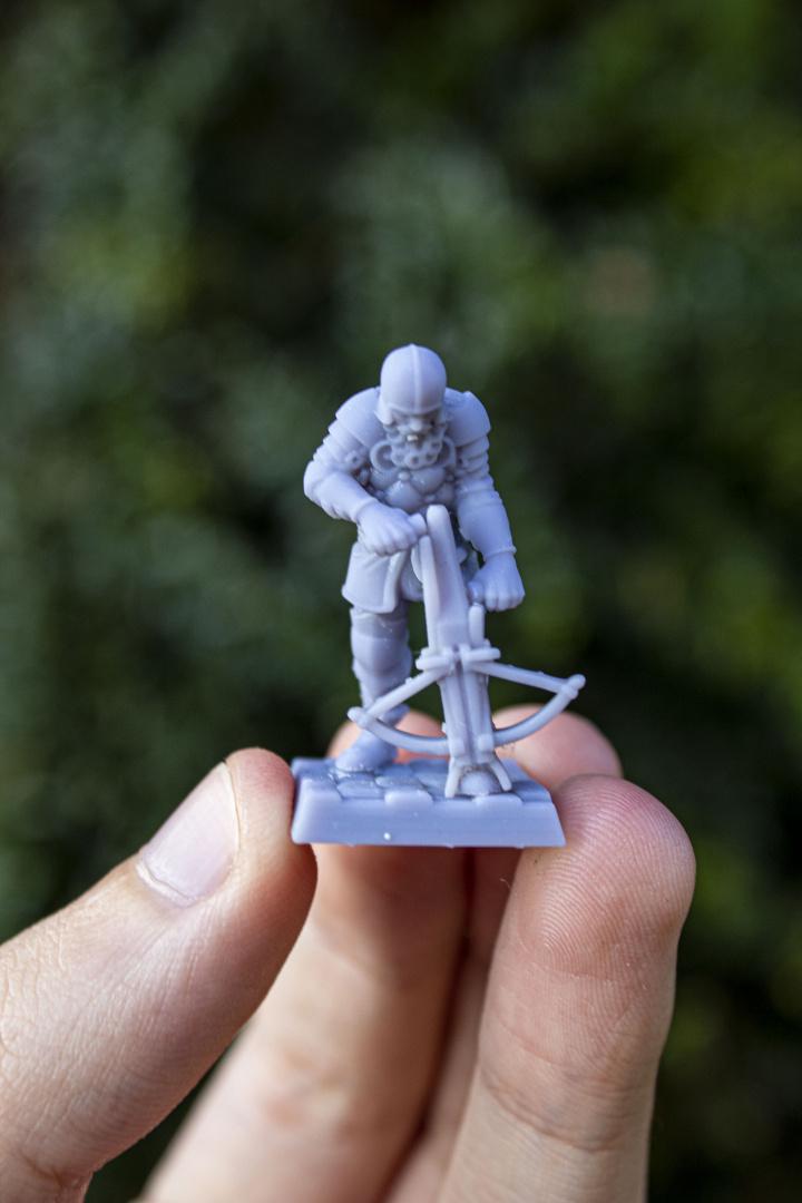 Medieval Crossbowmen 10 multipart models Highland Miniatures Various Scales (US tariffs are pre-paid by us)