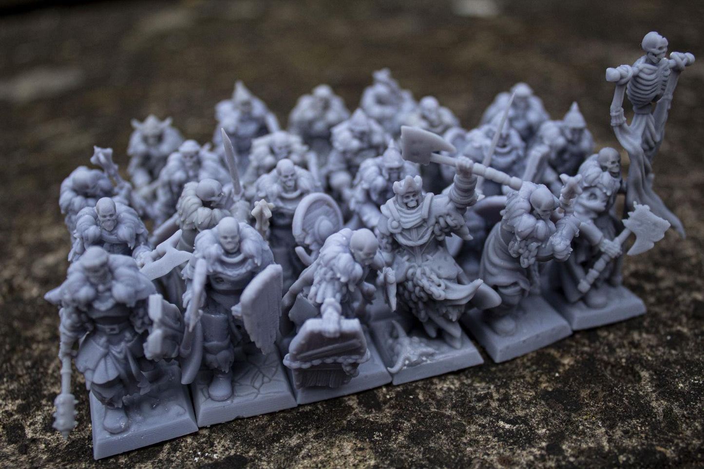 Blackwatch with Command Group 10 multipart models Highland Miniatures Transilvanya Undead Various Scales (US tariffs are pre-paid by us)