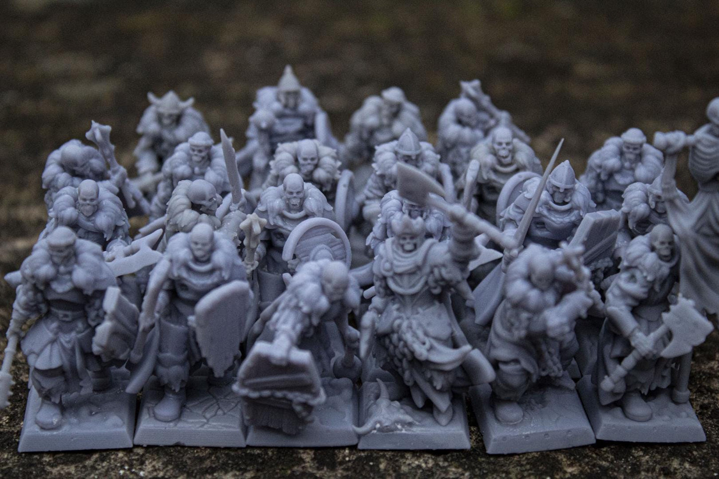 Blackwatch with Command Group 10 multipart models Highland Miniatures Transilvanya Undead Various Scales (US tariffs are pre-paid by us)