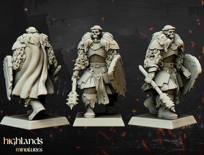 Blackwatch with Command Group 10 multipart models Highland Miniatures Transilvanya Undead Various Scales (US tariffs are pre-paid by us)