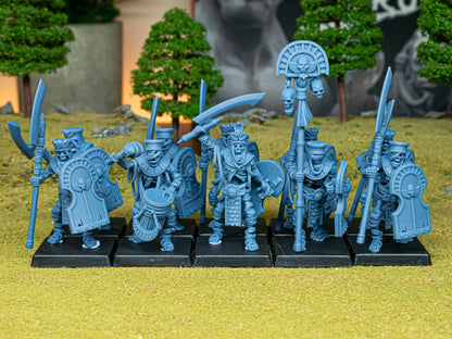 Ancient Guard with Command Group 10 models Highland Miniatures Various Scales (US tariffs are pre-paid by us)