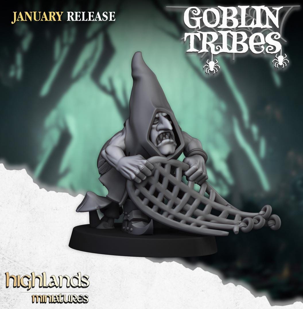 Swamp Goblins with hand weapons 10 models Highland Miniatures Various Scales (US tariffs are pre-paid by us)