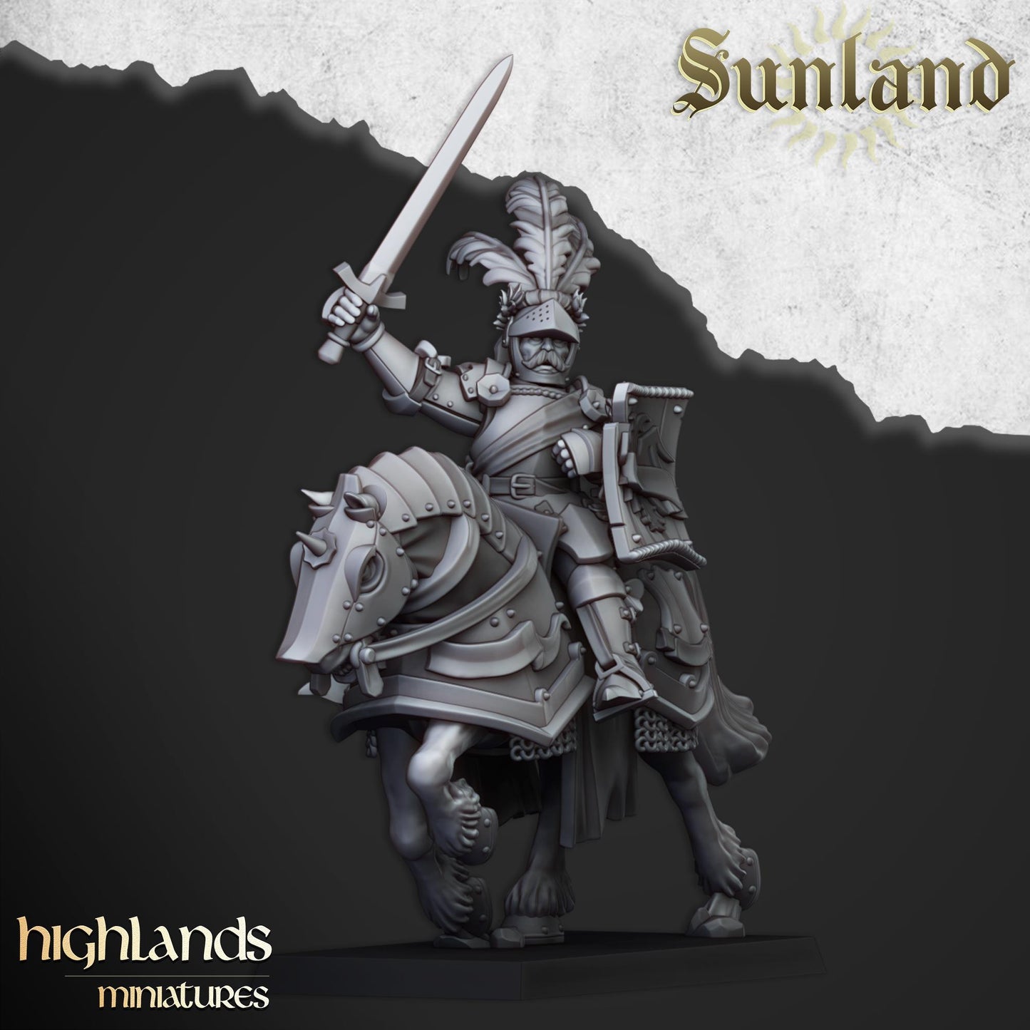 Sunland Cavalry with Command Group 10 models Highland Miniatures Cavalry various scales (US tariffs are pre-paid by us)