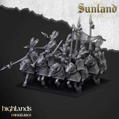 Sunland Cavalry with Command Group 10 models Highland Miniatures Cavalry various scales (US tariffs are pre-paid by us)