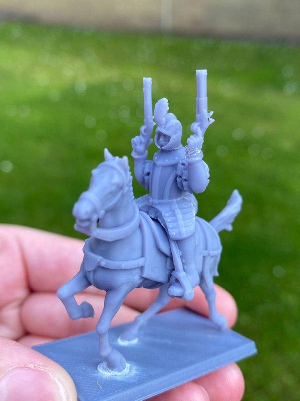 Black Riders Pistoliers 10 multipart models Highland Miniatures Cavalry various scales (US tariffs are pre-paid by us)