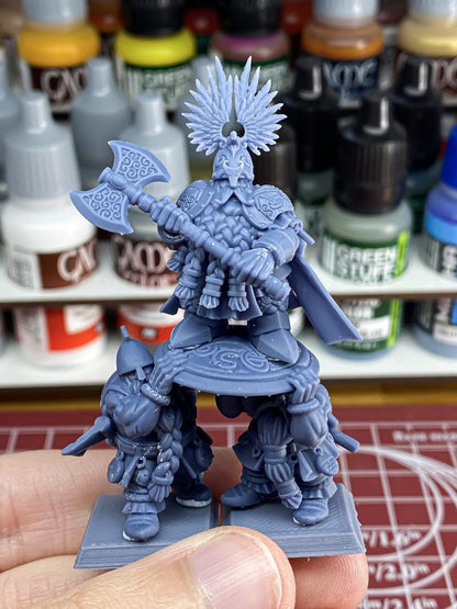 Dwarf King Ulric of Thrym Heim Highland Miniatures Hero Various Scales (US tariffs are pre-paid by us)