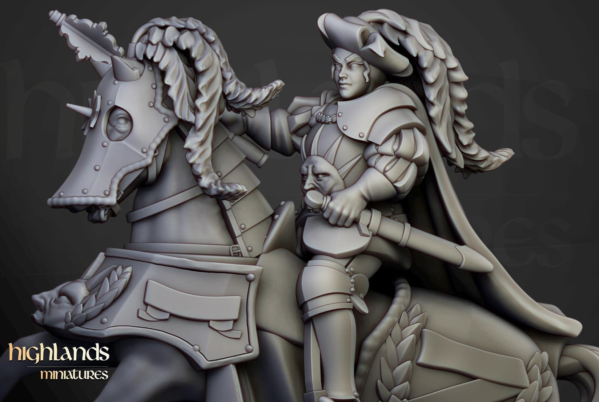Baroness of Luneburg Highland Miniatures Hero Various Scales (US tariffs are pre-paid by us)