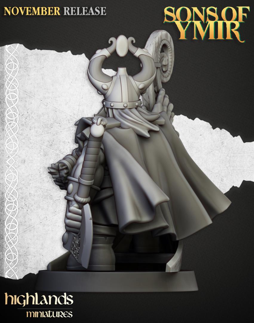 Dwarf Sea Lord Highland Miniatures Hero Various Scales (US tariffs are pre-paid by us)