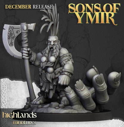 Dwarf Giant Seeker with Scenic Base Highland Miniatures Hero Various Scales (US tariffs are pre-paid by us)