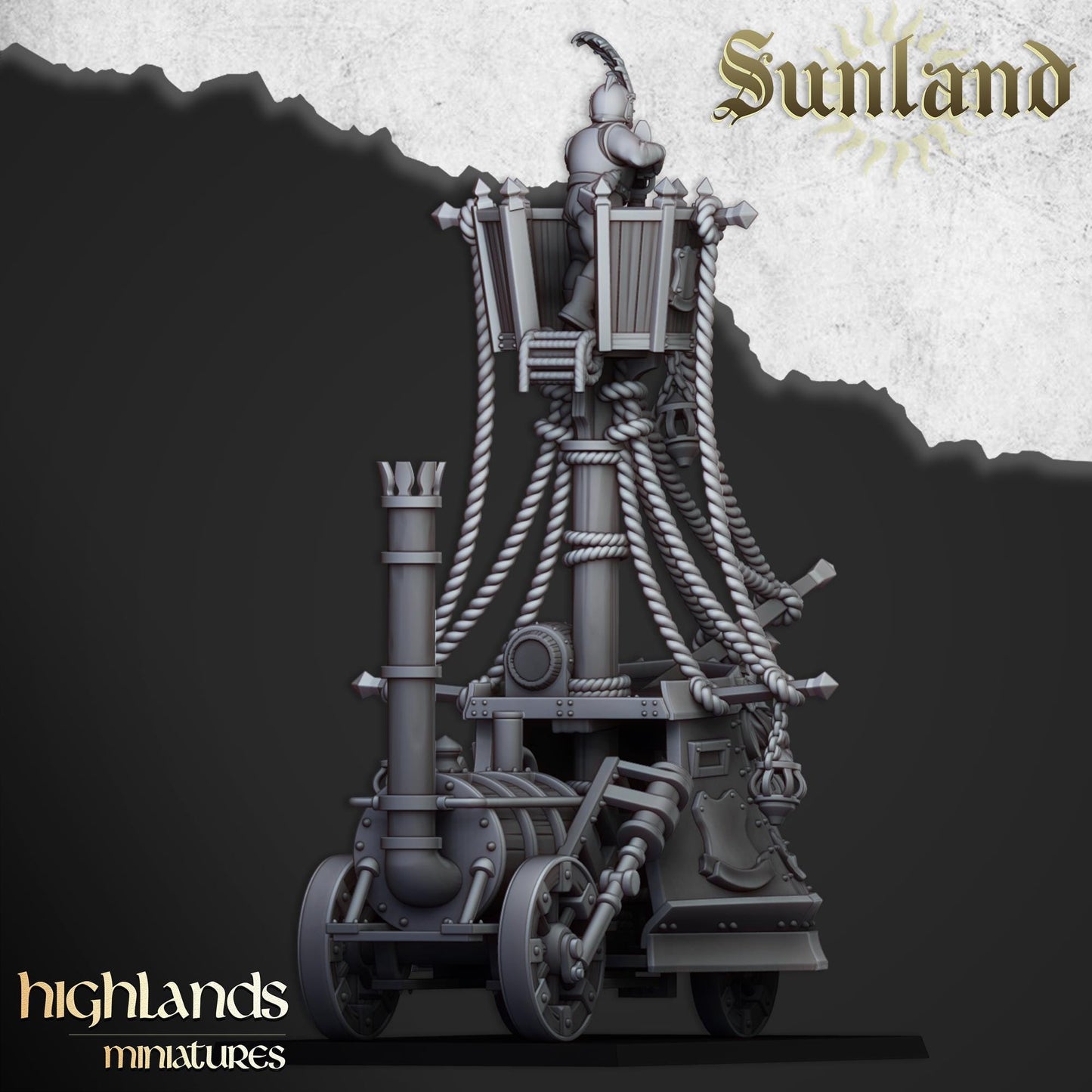 Sunland Ironclad Battleship Highland Miniatures War Machine various scales (US tariffs are pre-paid by us)