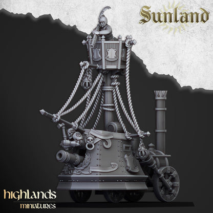 Sunland Ironclad Battleship Highland Miniatures War Machine various scales (US tariffs are pre-paid by us)