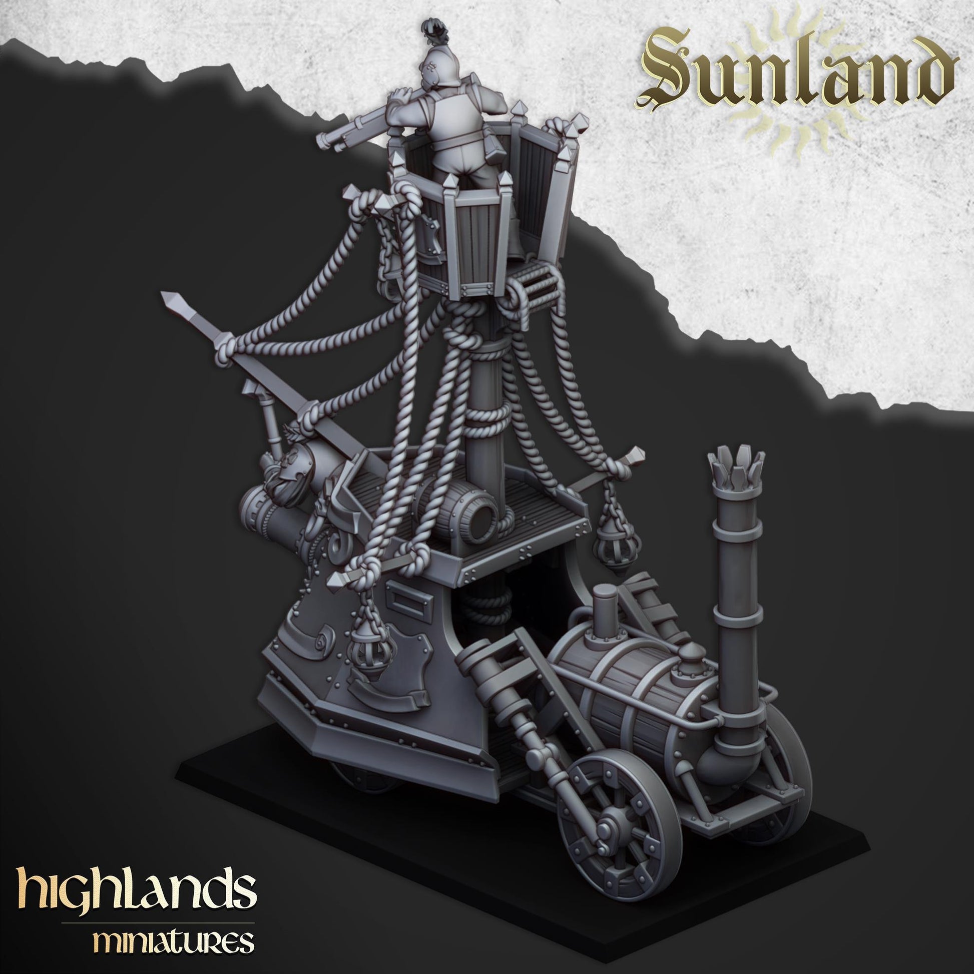 Sunland Ironclad Battleship Highland Miniatures War Machine various scales (US tariffs are pre-paid by us)