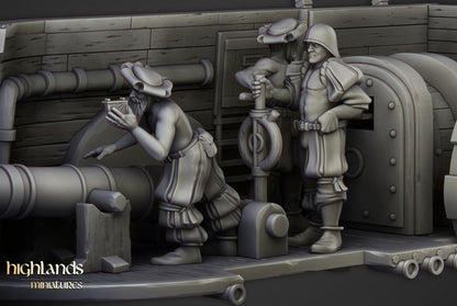 Sunland Steam Tank Iron Opinicus Highland Miniatures War Machine various scales (US tariffs are pre-paid by us)