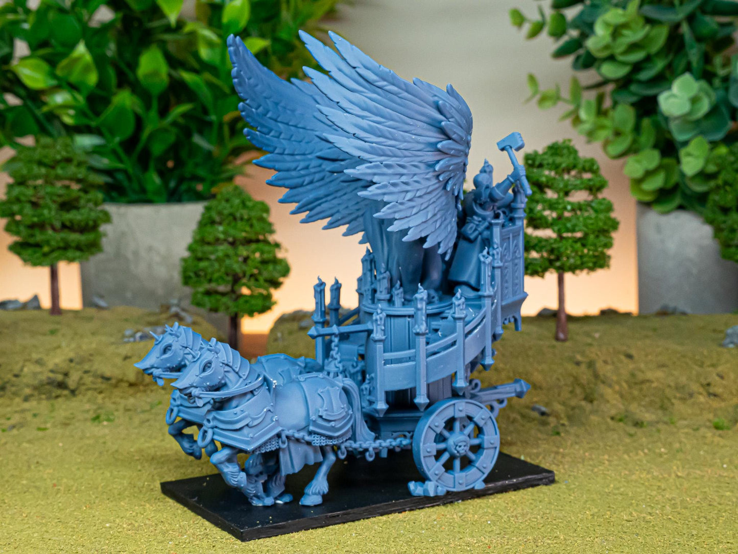 Sunland Altar Wagon with Champion Highland Miniatures Hero Various Scales (US tariffs are pre-paid by us)