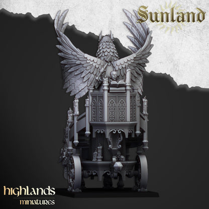 Sunland Altar Wagon with Champion Highland Miniatures Hero Various Scales (US tariffs are pre-paid by us)