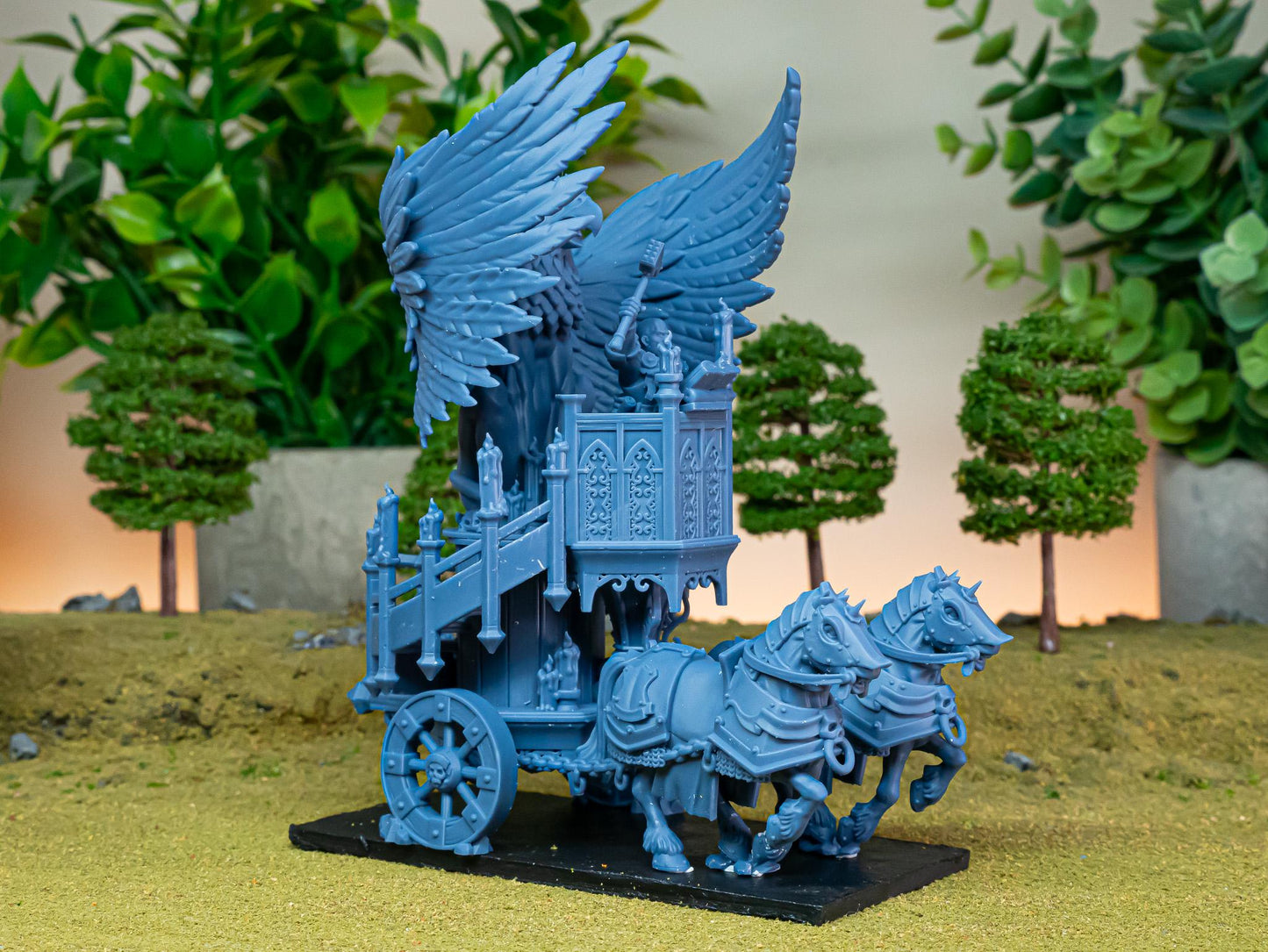 Sunland Altar Wagon with Champion Highland Miniatures Hero Various Scales (US tariffs are pre-paid by us)