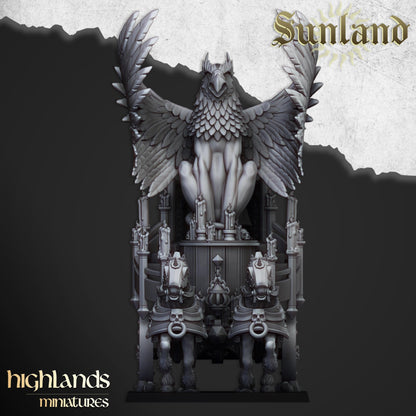 Sunland Altar Wagon with Champion Highland Miniatures Hero Various Scales (US tariffs are pre-paid by us)