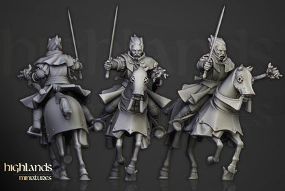 Sunland Battle Wizard on Horse 2 Variants Highland Miniatures Hero Various Scales (US tariffs are pre-paid by us)