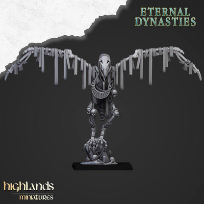 Eternal Sand Vultures 3 models Highland Miniatures Undead Various Scales (US tariffs are pre-paid by us)